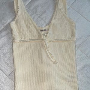 Djerf Avenue Amorini tank top cream